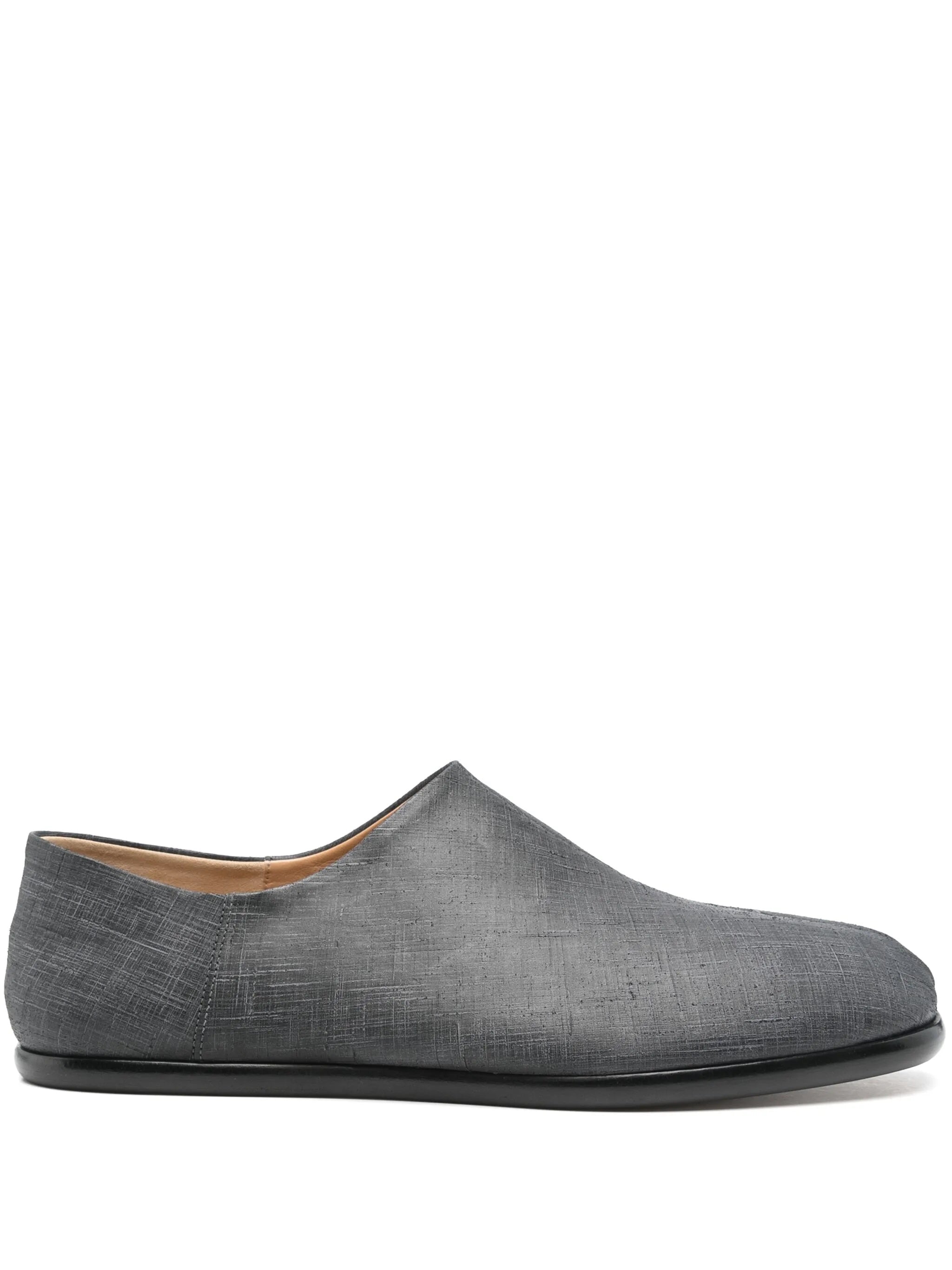 Tabi Babouche in Scratched Grey from Maison Margiela