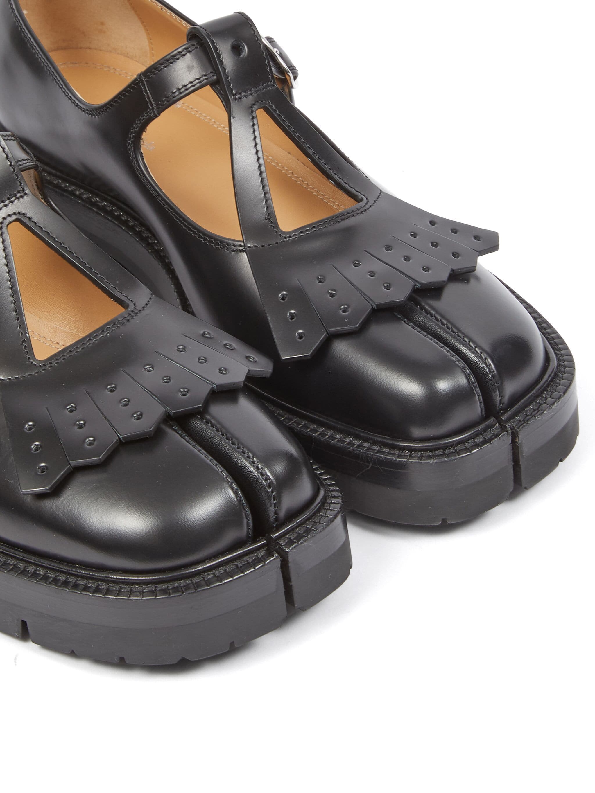 Maison Margiela - Tabi county mary jane in black - 5