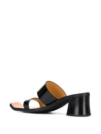 Rupie Heel Sandal - Black Patent-[-Martine Rose-5