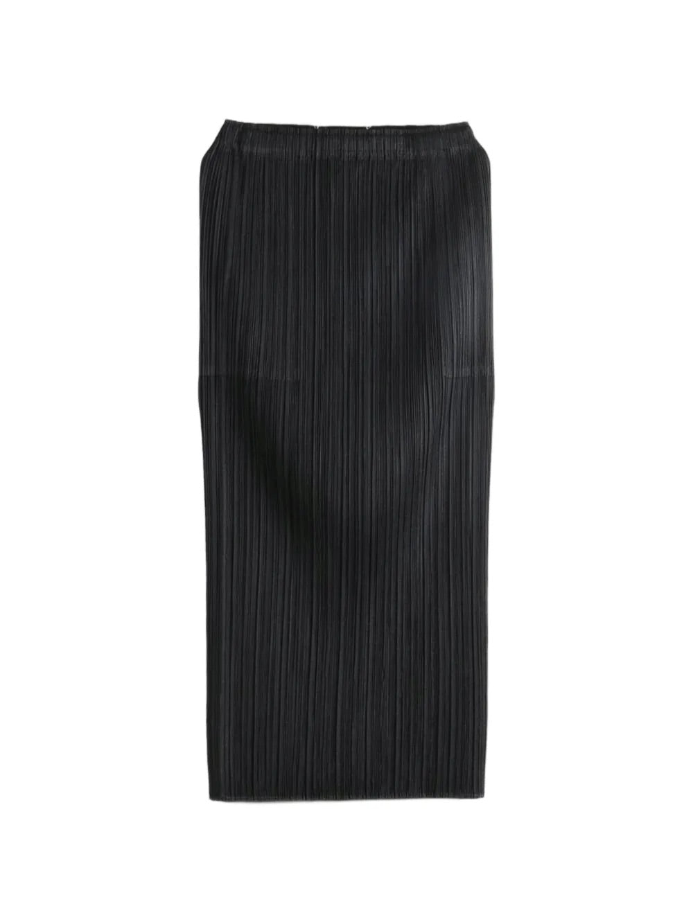Pleats Please Issey Miyake May SS26 Basic Skirt in Black front view
