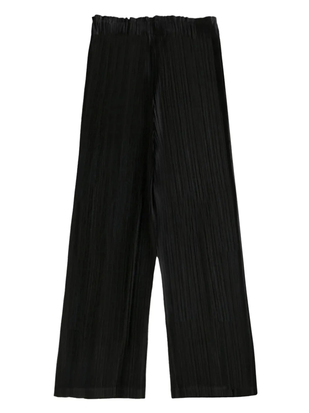 SS25 Cropped Wide Pants in Black from Pleats Please Issey Miyake