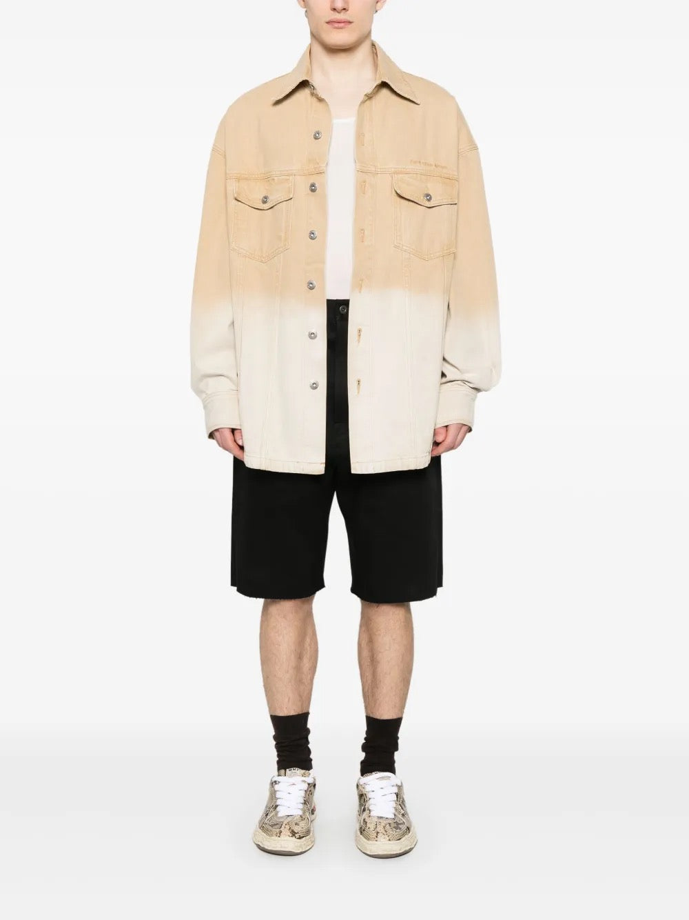 Geth Cutoffs Denim Pants in Black from Rick Owens DRKSHDW