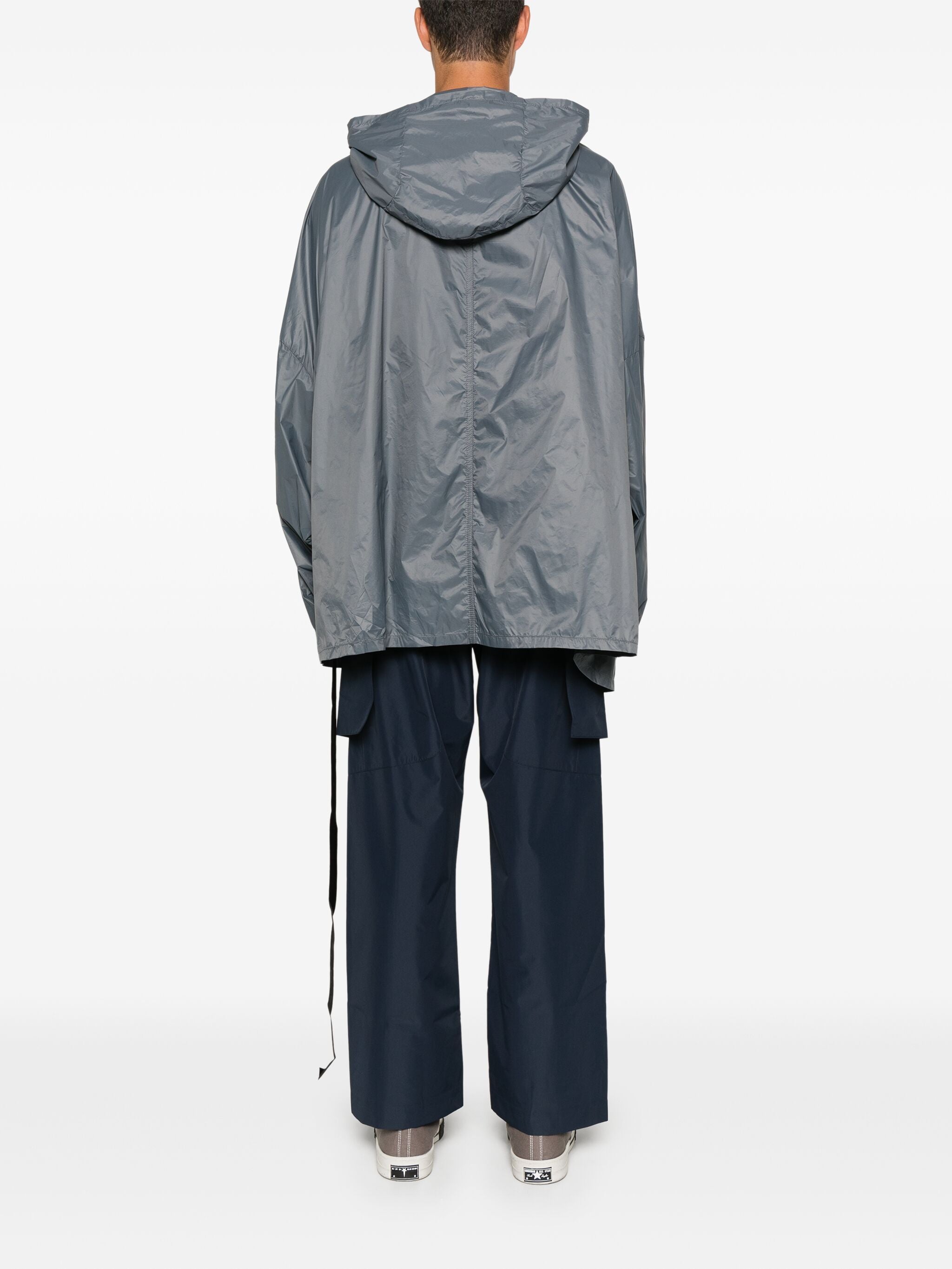 Hooded Peter Jacket in Stone from Rick Owens DRKSHDW