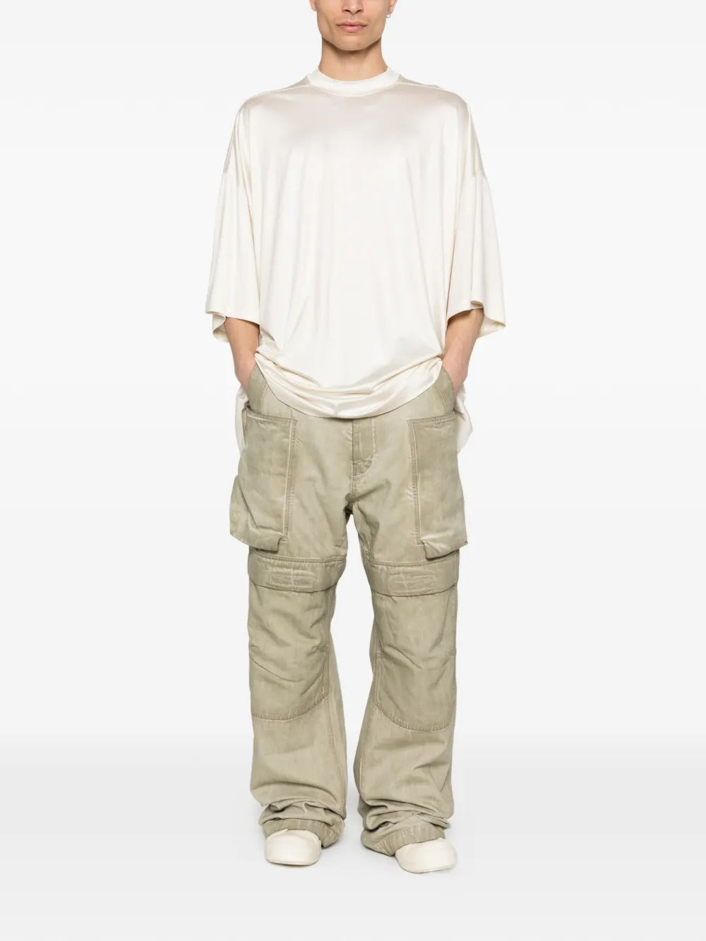 Stefan Cargo Denim Pants - Sand
