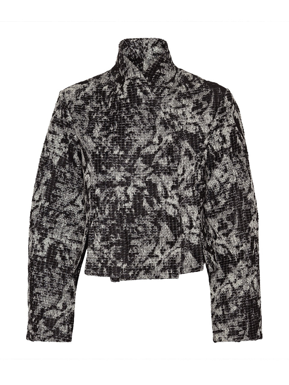 Henrik Vibskov Shell Jacket in Black 3D White front view product image

