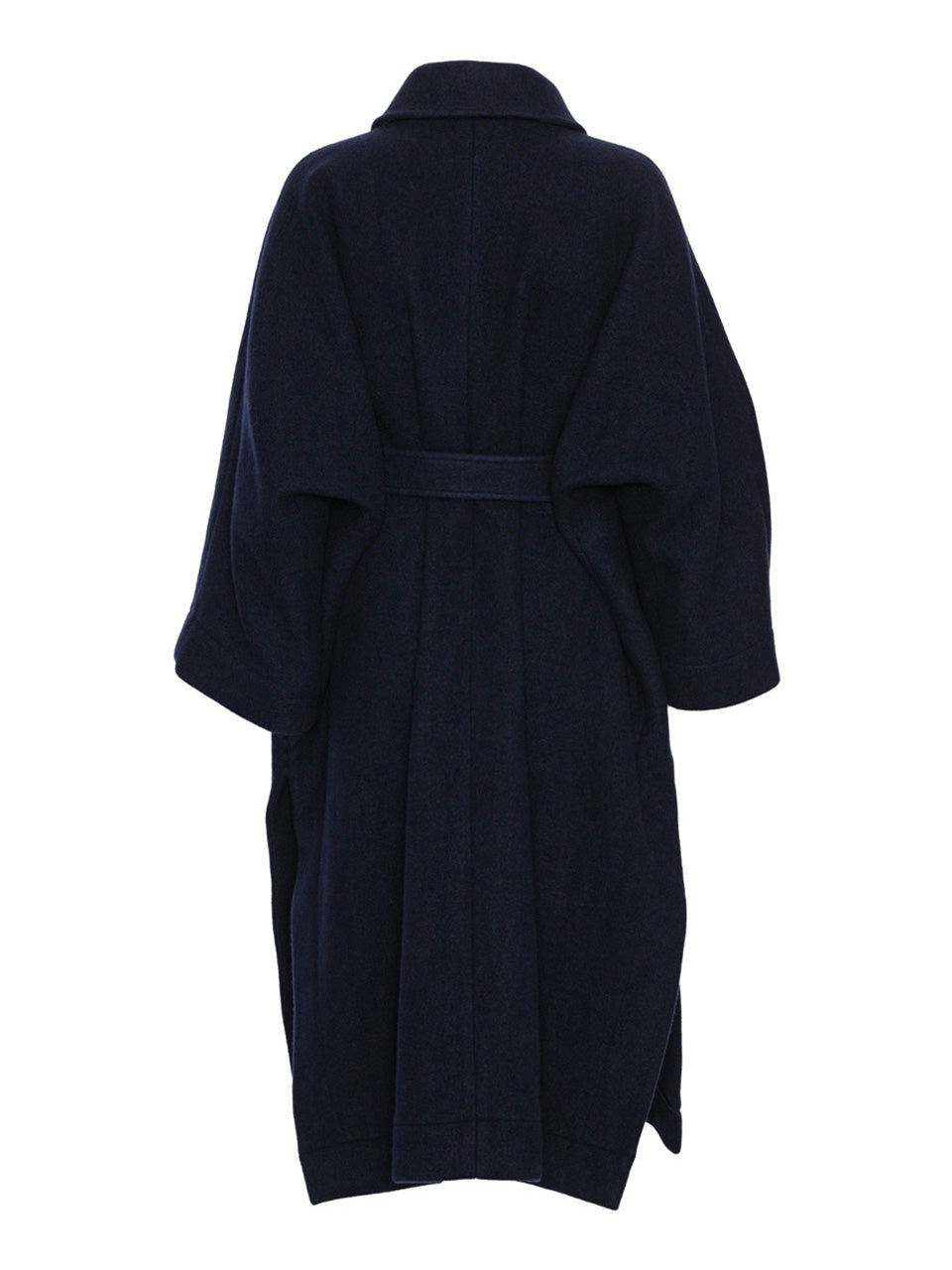 Henrik Vibskov Toadcoat in Navy Duffle product back view