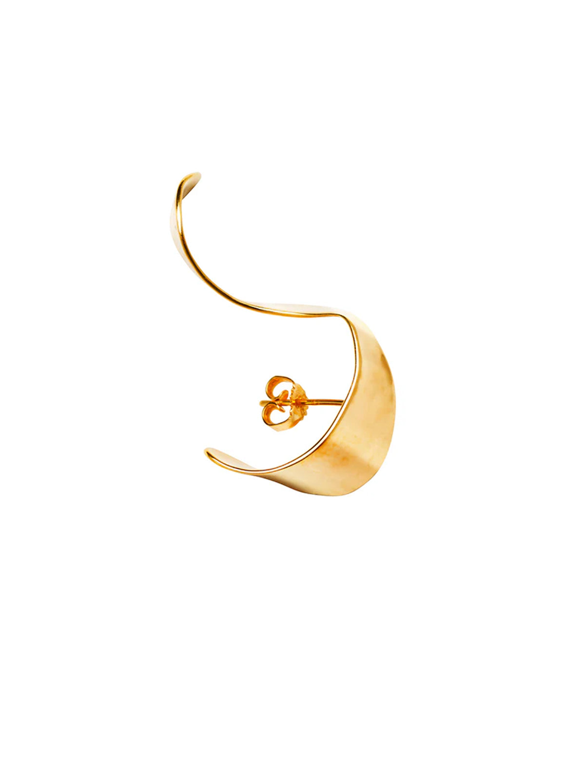 Lily Concha Earring - Left - Gold-[-Vibe Harsløf-1
