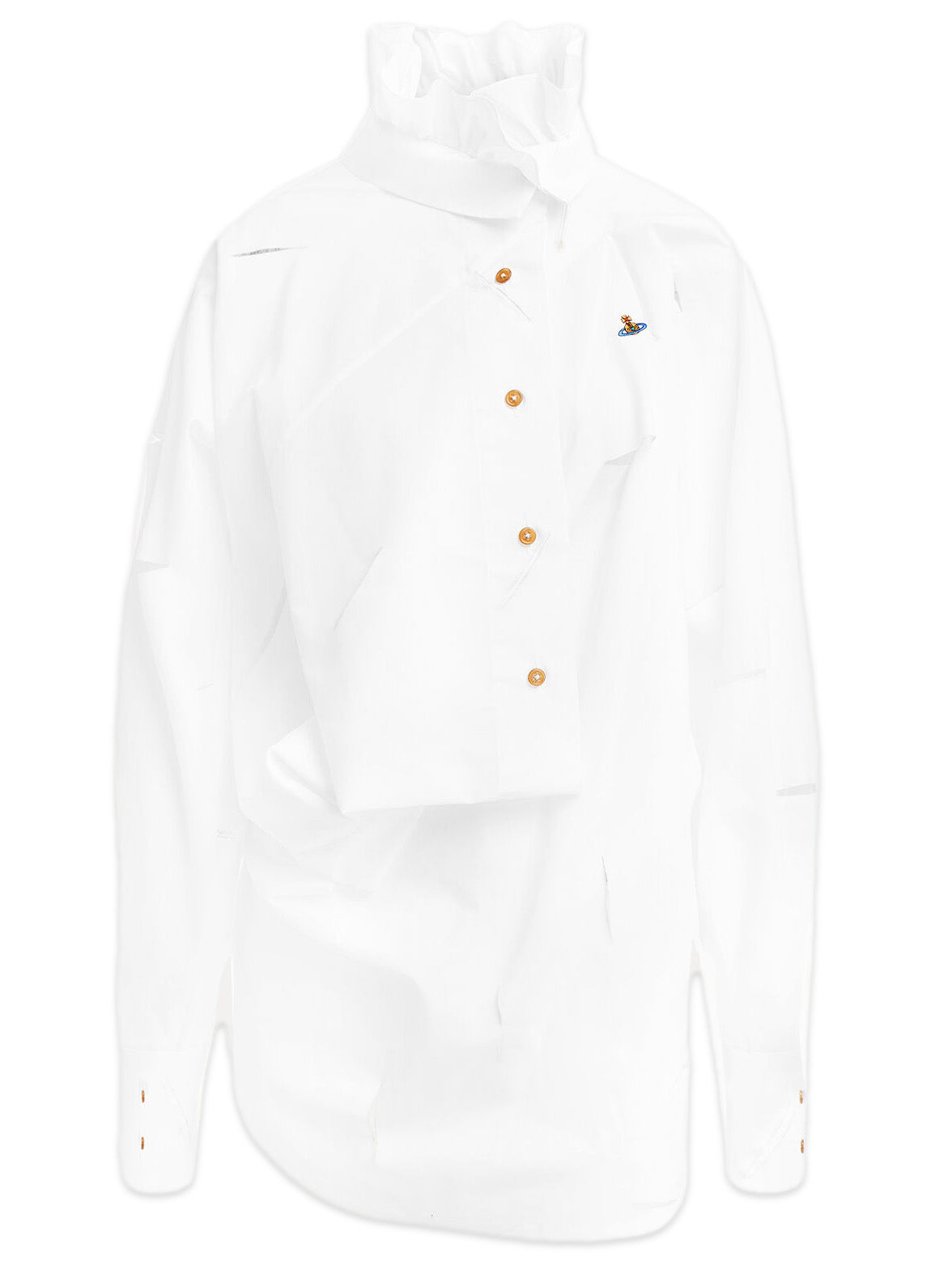 Halston Blouse - White-[-Vivienne Westwood-1
