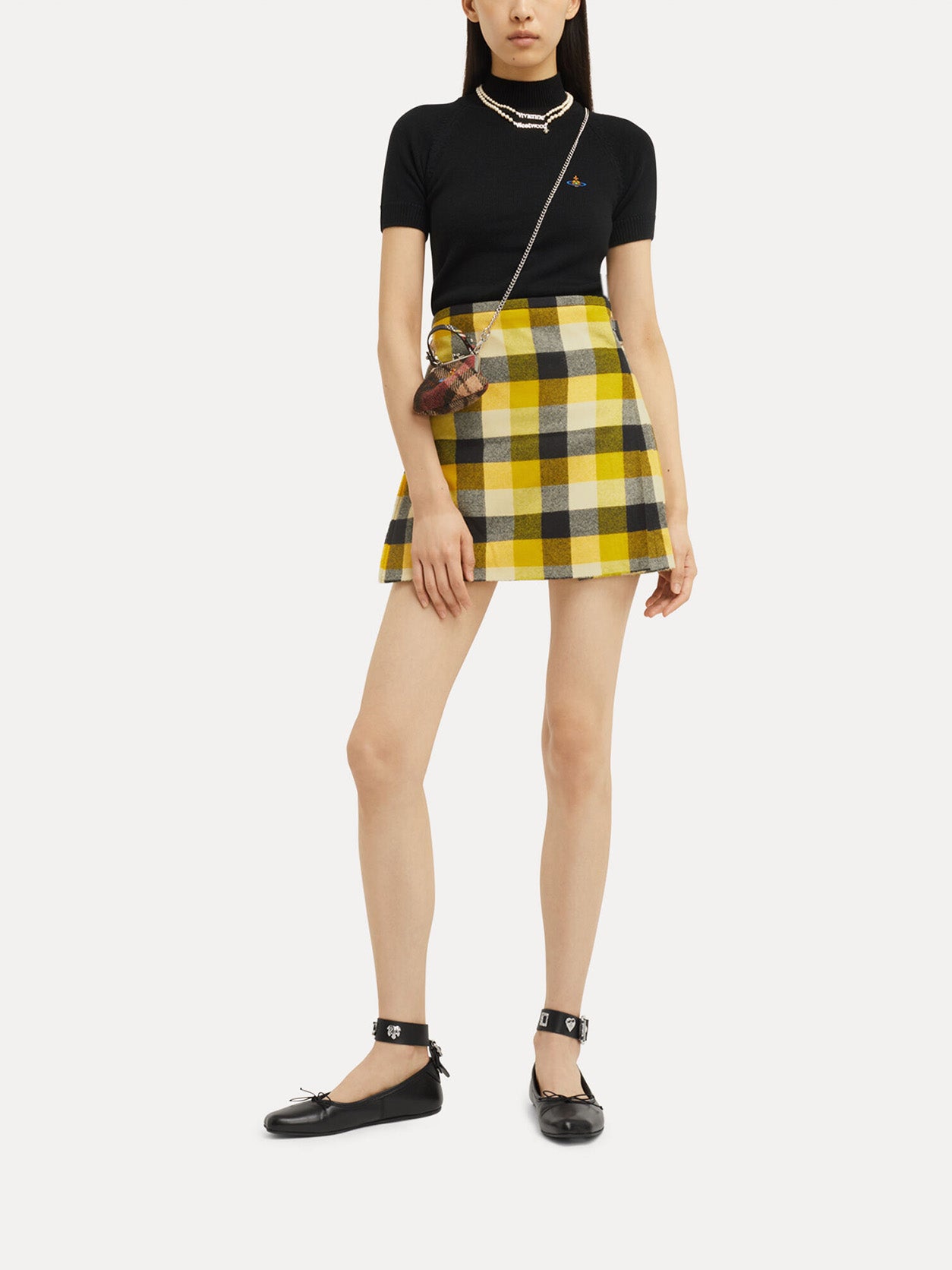 Mini Kilt - Pixel Check-[-Vivienne Westwood-2