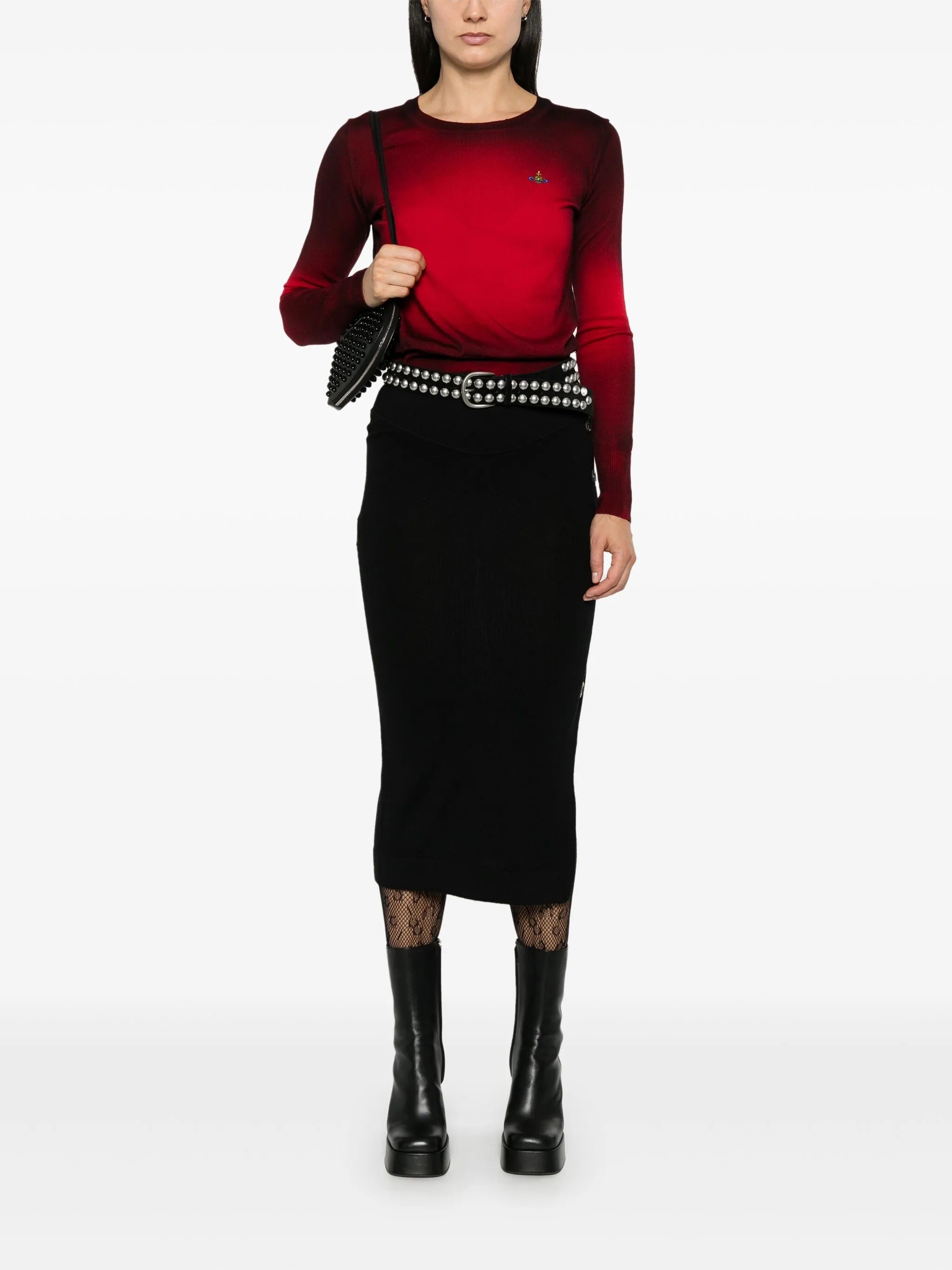 Pamela Skirt - Black-[-Vivienne Westwood-2