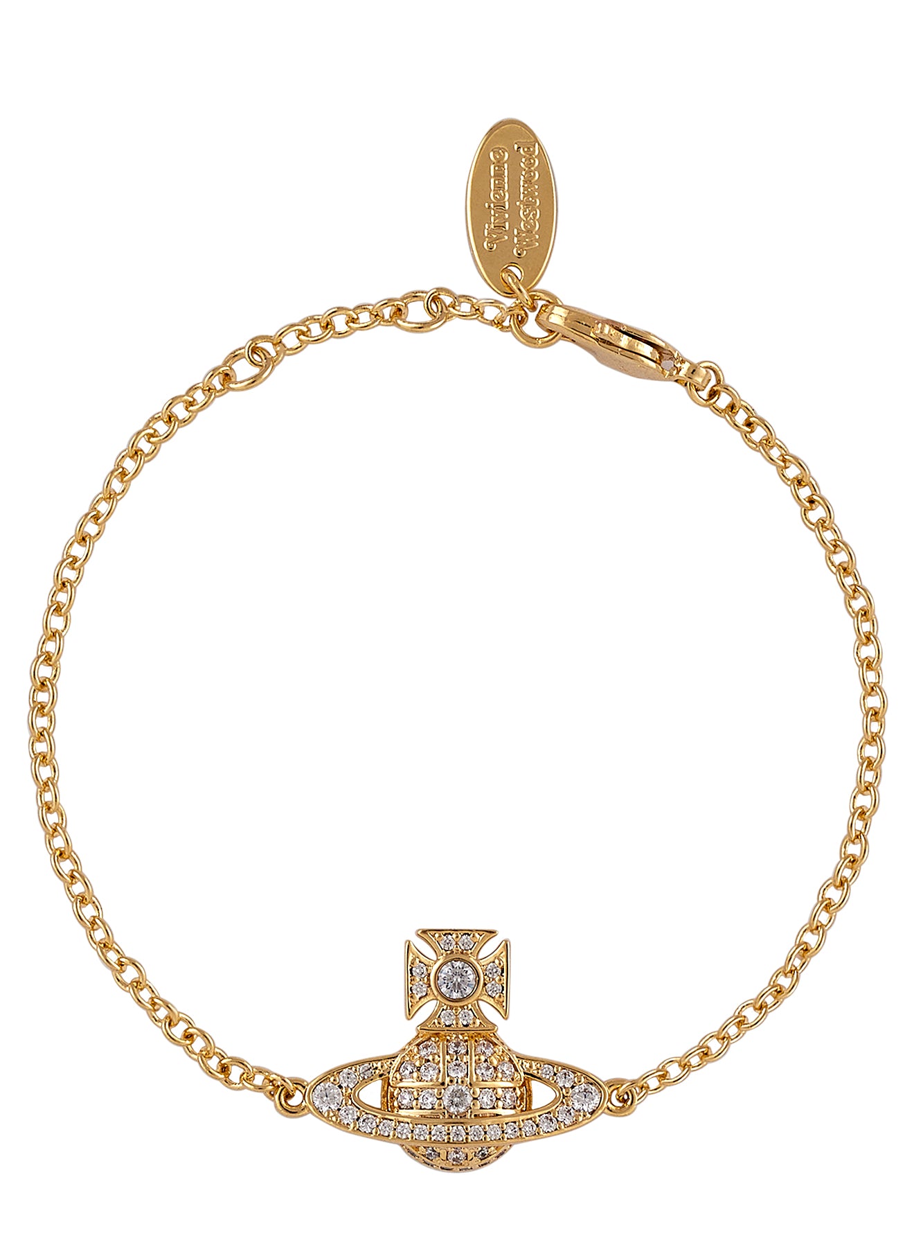 Vivienne Westwood - Carmela Bas Relief bracelet in gold - 3