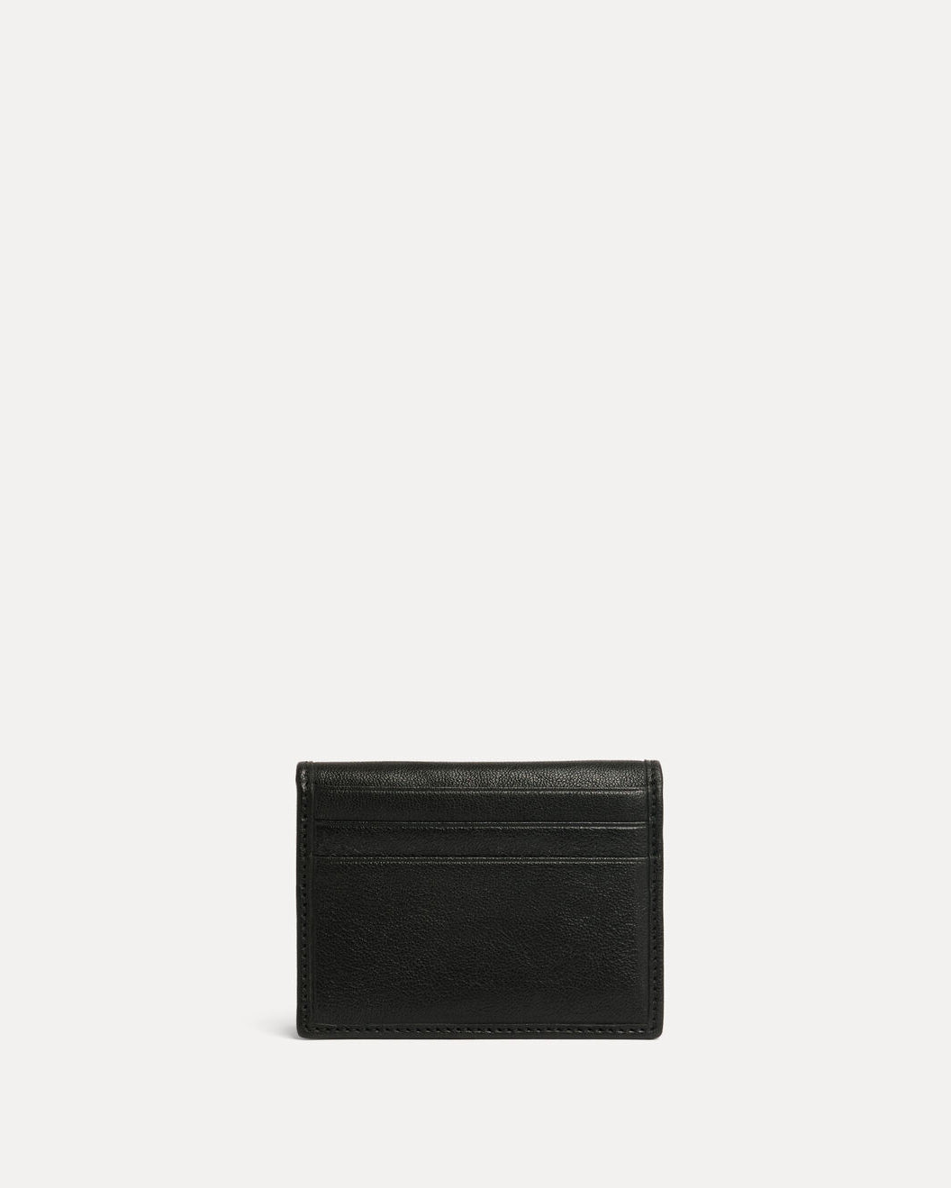 Vivienne Westwood Man Card Holder in Black, back view with multiple card slots.