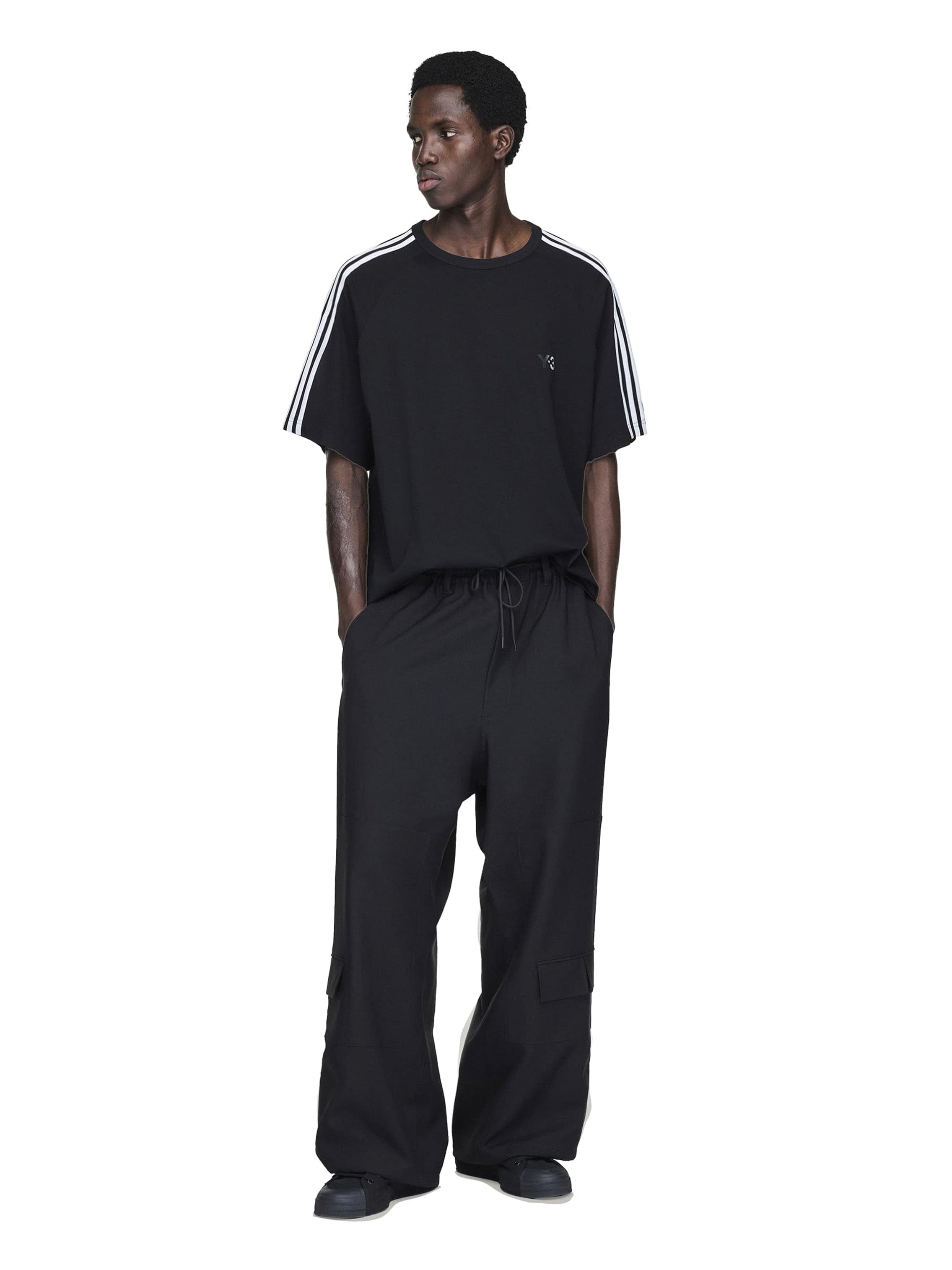 Unisex Wire T-Shirt – Black-[-Y-3-6
