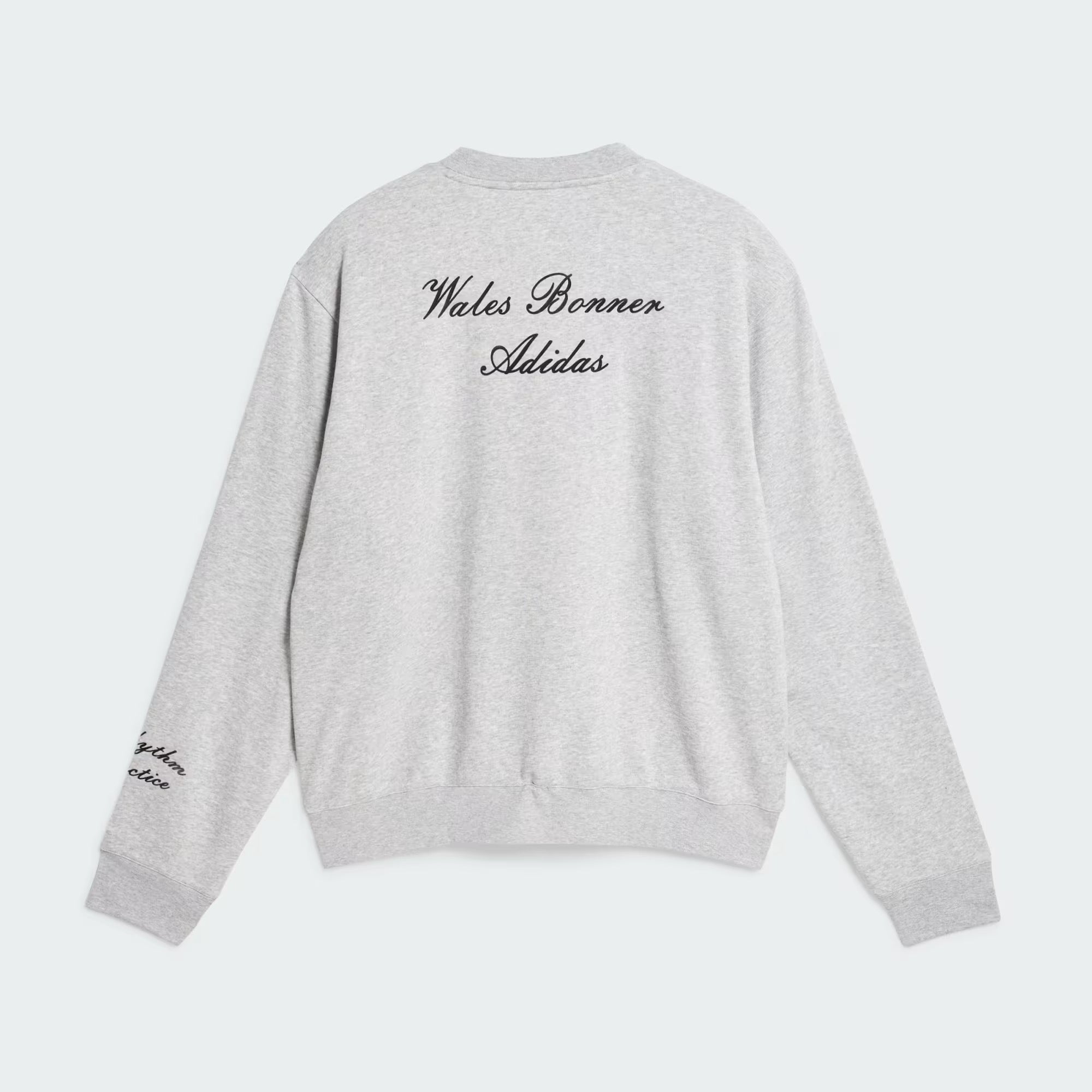 adidas Originals Wales Bonner - long sleeve crew neck t-shirt in grey - 5
