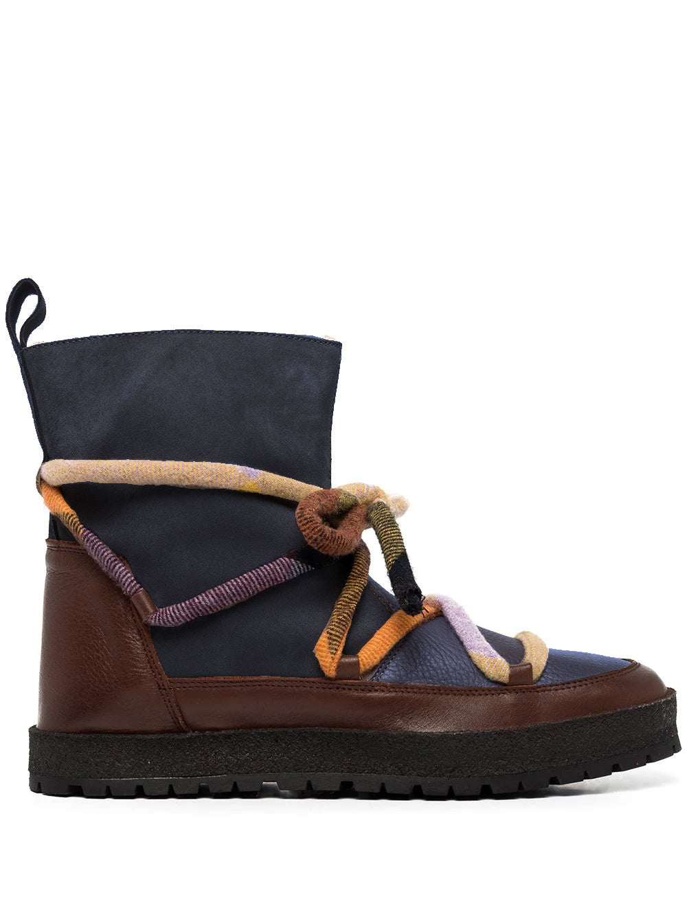 The Sugar Boot - Leather Blue-[-Henrik Vibskov-1