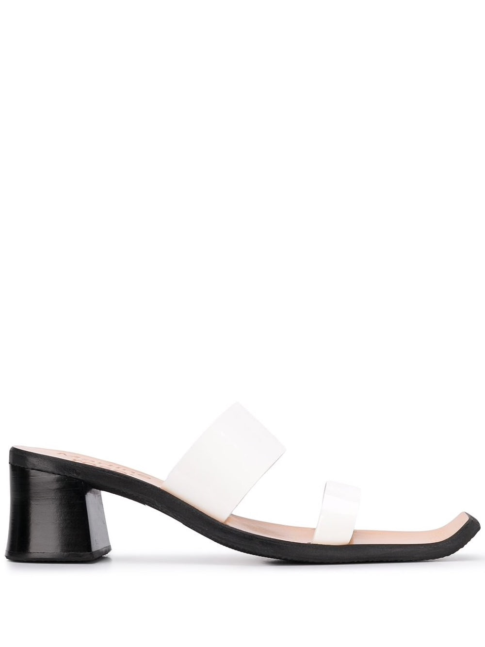 Martin Rose - Rupie Heel Sandal in White Patent