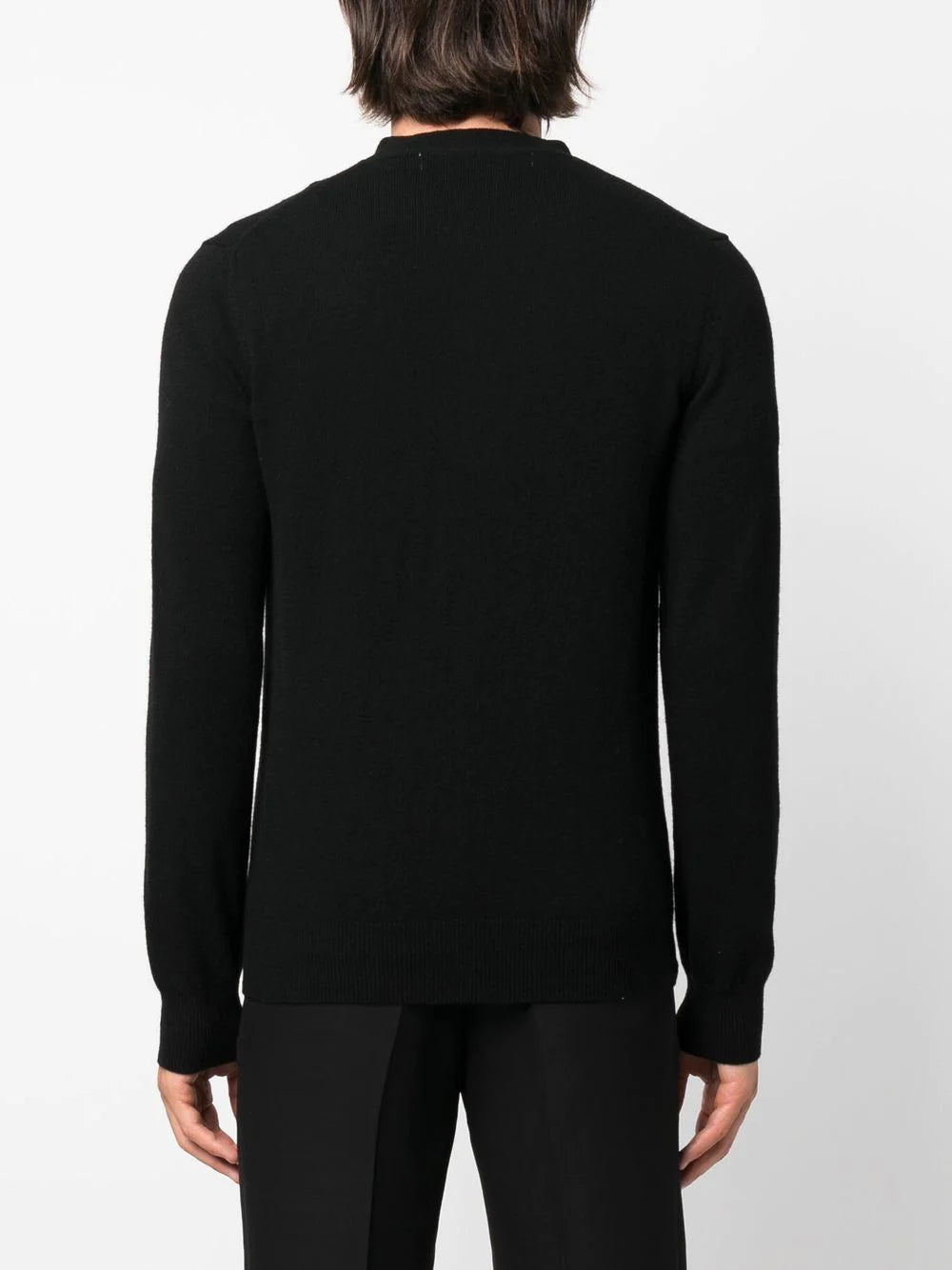 CDG Play x Invader Mens Black Cardigan - Pixelated Heart-[-Comme des Garçons Play-4