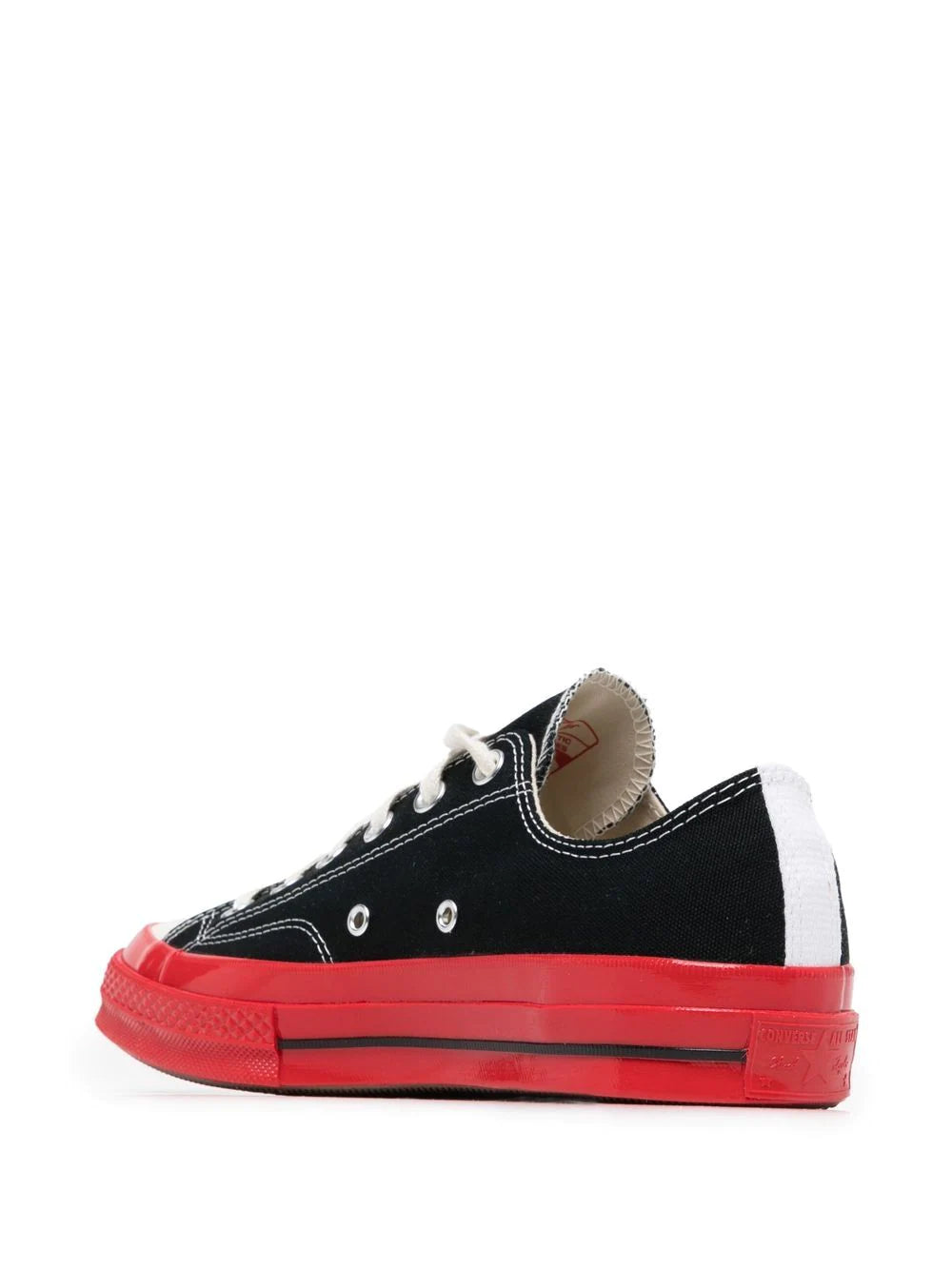 Converse Low 'Chuck Taylor' Sneaker Red Sole - Black-[-Comme des Garçons Play-5