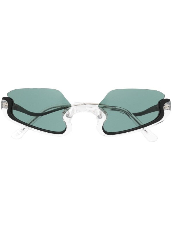 Henrik Vibskov Rollo sunglasses in transparent frame - 1
