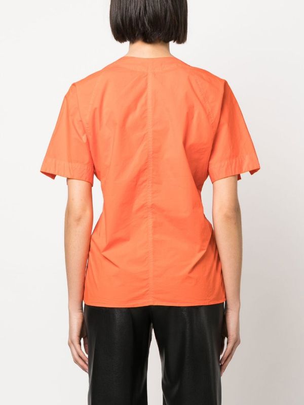 Henrik Vibskov blouse - Renee Blouse in flame orange