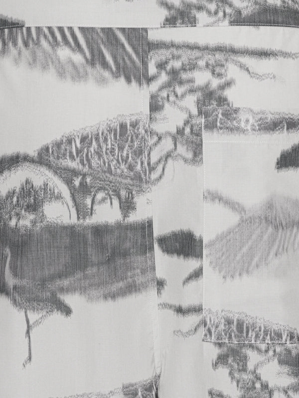 Spyjama Shorts - Black White Ikat-[-Henrik Vibskov-4