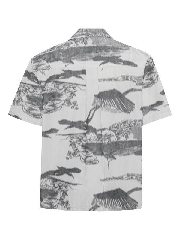 The Artist Shirt - Black White Ikat-[-Henrik Vibskov-6