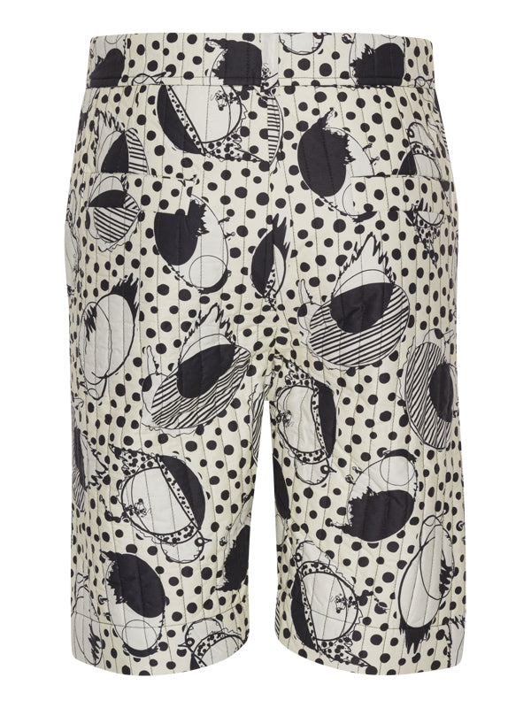 Wheel Padded Shorts - White Birdie-[-Henrik Vibskov-6