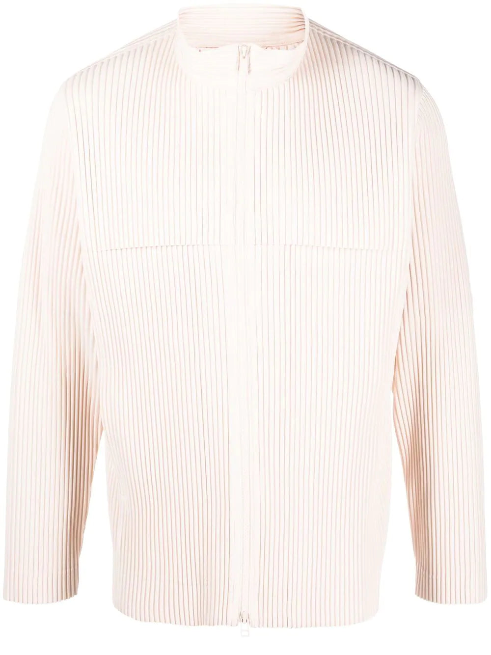 Zipped Jacket - Pink Ivory-[-Issey Miyake Homme Plisse-1