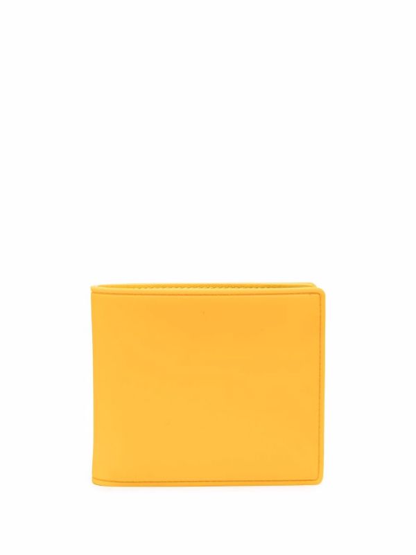 Four-Stitch Logo Bi-Fold Wallet - Yellow-[-Maison Margiela-2