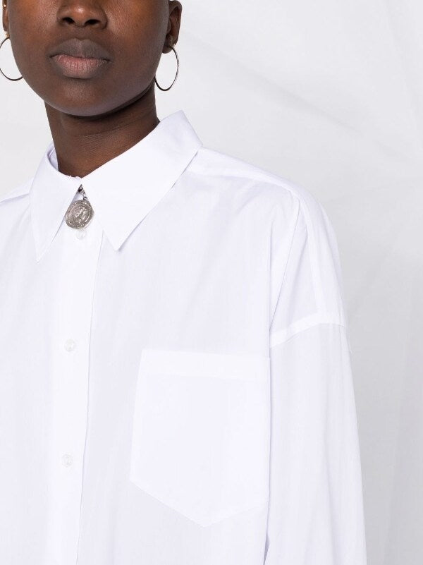 Maison Margiela white shirtdress - 5