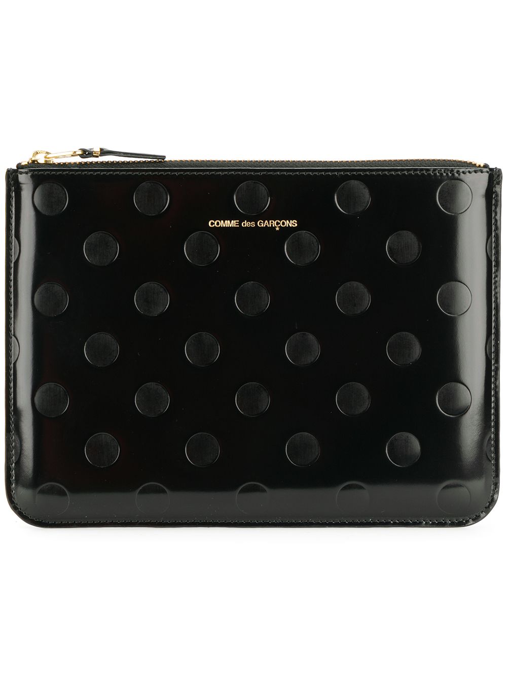 SA5100NE Embossed Wallet - Black-[-Comme des Garçons Wallet-1